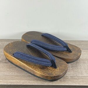 Y2K Cosplay Wooden Platform Sandals
